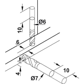 Coulisse à billes sortie totale pour tiroir bois longueur 500 mm charge 50 kg
