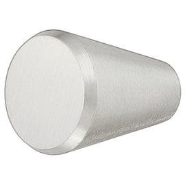 Bouton de meuble conique inox