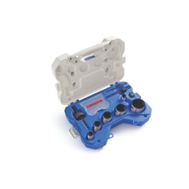Coffret de 6 scies trépans Bimétal + accessoires - 19 à 68 mm