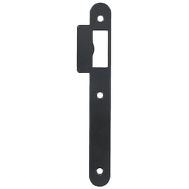 Gâche pour serrure à larder 1 point 7250 bec-de-cane laqué noire