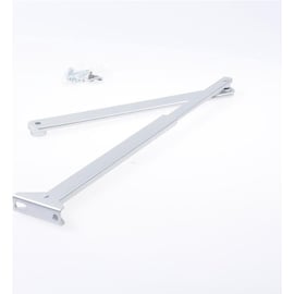 Bras à compas pour ferme-porte DC 347 argent