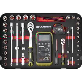 Mallette aluminium avec 85 outils isolés