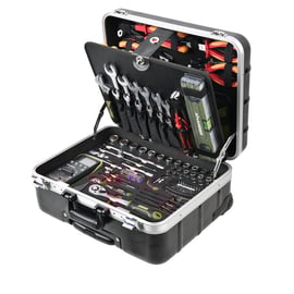 Mallette aluminium avec 142 outils isolés