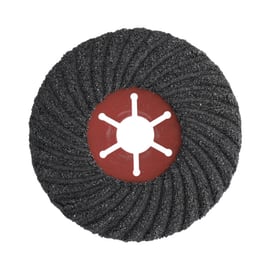 Disque abrasif appliqué FIBREFLEX - bombé - pierre