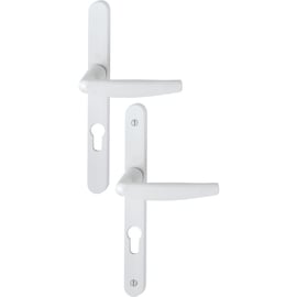 Ensemble sur grande plaque étroite ATLANTA blanc RAL 9016