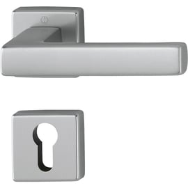 Ensemble sur rosace carrée TOULON inox F9