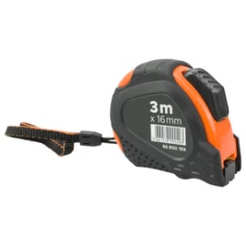 Mesure courte autobloquante orange - Longueur : 3 m - Largeur : 16 mm