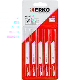 Carte de 5 lames de scie sauteuse pour tôle 31065