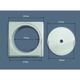 Couvercle skimmer rond et cadre carré ASTRAL Standard