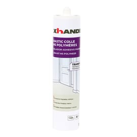 Mastic colle MS polymères 2 en 1 blanc - 290 ml