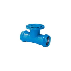 Té fonte à 2 emboîtements et bride PTB - DN125 - Bride 100