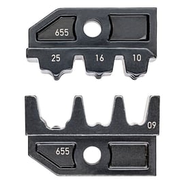 Profil de sertissage 50 x 12 mm pour embouts de câbles 1,5 à 6 mm²
