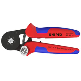 Pince à sertir pour embouts avec manche bimatière 0,06-10 mm2