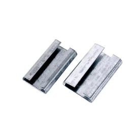 Chape semi-ouverte lisse pour feuillard acier 16 mm