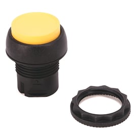 Tête de bouton-poussoir allongée série 800FP-E - plastique - 22,5 mm - jaune - 800FP-E5