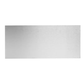 Plinthe de protection inox satiné pour bas de porte