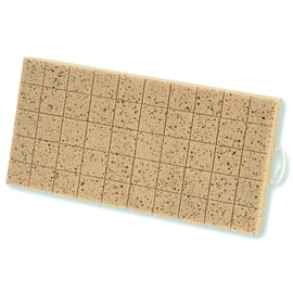 Platoir de nettoyage en polyuréthane et mousse quadrillé 34 x 17 cm