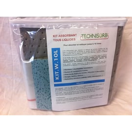 Kit d'intervention absorbant - 10 L