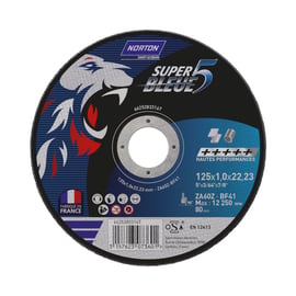 Meule à tronçonner Super Bleue 5 - Ø 125 mm - Épaisseur 1 mm