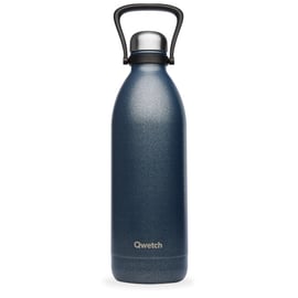 Bouteille isotherme ROC avec poignée de transport 1,5 Litres Double paroi Chaud 16 heures Froid 48 heures Bleu