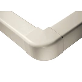 Goulotte d'angle externe blanc pur