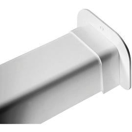 Goulotte pour passage mur droit blanc pur