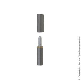 Paumelle à souder MAROC acier grenaillé avec bague laiton