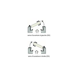 Porte métallique coupe-feu OGMA EI2 60