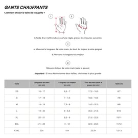 Sous-gant chauffant GL07