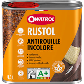 Primaire antirouille RUSTOL OWATROL - 500 mL - incolore