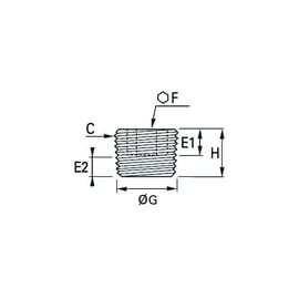 Bouchon à 6 pans creux 0285