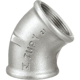 Coude 45° femelle femelle 120 galvanisé