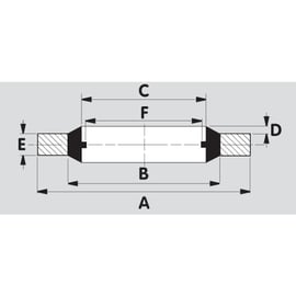Bague BS - Inox + EPDM - M3 - sans autocentrage - A3