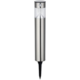 Borne LED solaire GIZMO SOLAR - 58 Lm - 4000 K - acier