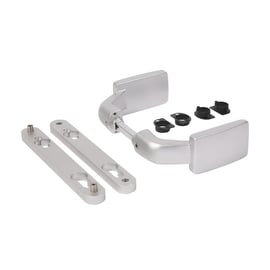 Ensemble sur plaque fixe ou manoeuvrable clé I aluminium entraxe 92 mm