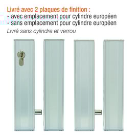 Boîtier de mise en applique pour verrou électromagnétique universel DBM1500EC