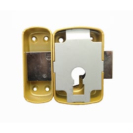 Verrou de sûreté pour cylindre européen - bronze