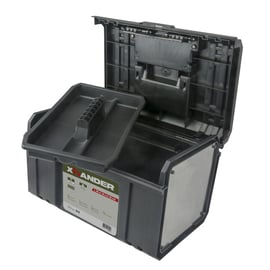 Boîte à outils plastique renforcé 13L - 38 x 24 x 23 cm