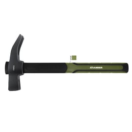 Marteau de coffreur - Manche tri-matière - Poids : 700 g