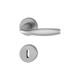 Ensemble sur rosace NEW-YORK inox F9