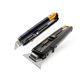 Cutter Grattoir 2 en 1 avec 5 lames de rechange