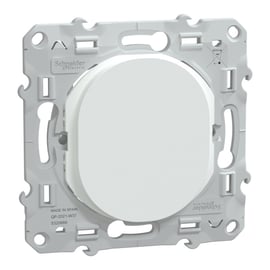 Obturateur avec couvercle de protection OVALIS - blanc