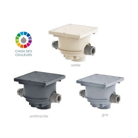 Boîte de dérivation à coller D50 pour piscine