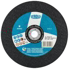 Meule à tronçonner BASIC 41 - A30Q-BF Acier/Inox - diamètre 230 mm - épaisseur 3 mm