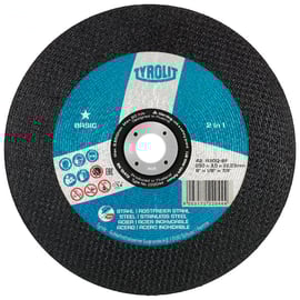 Meule à tronçonner BASIC 42 - A30QF-BF - 2 en 1 - diamètre 230 mm - épaisseur 3 mm