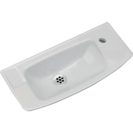 Lave-mains ULYSSE percé blanc - 50 x 23,5 cm