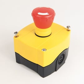 Bouton d'arrêt d'urgence avec boîtier série 800F-1YM