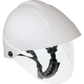 Casque de sécurité MO-185-BLM avec écran facial intégré et mentonnière