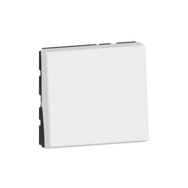 Interrupteur va-et-vient EASY-LED 2 modules MOSAIC - Intensité : 10 A - Coloris : blanc