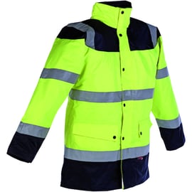 Parka haute visibilité FIRST jaune/marine